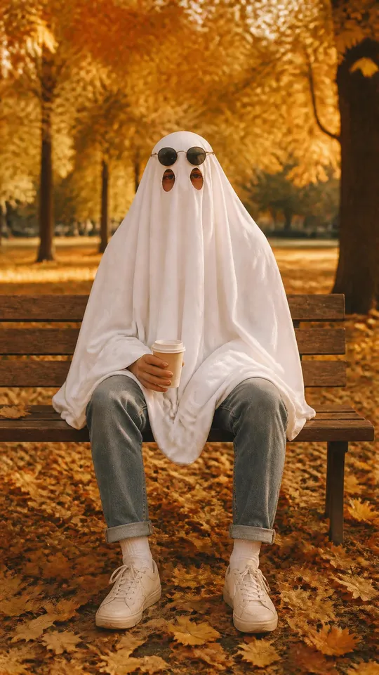 Ghost Photoshoot example